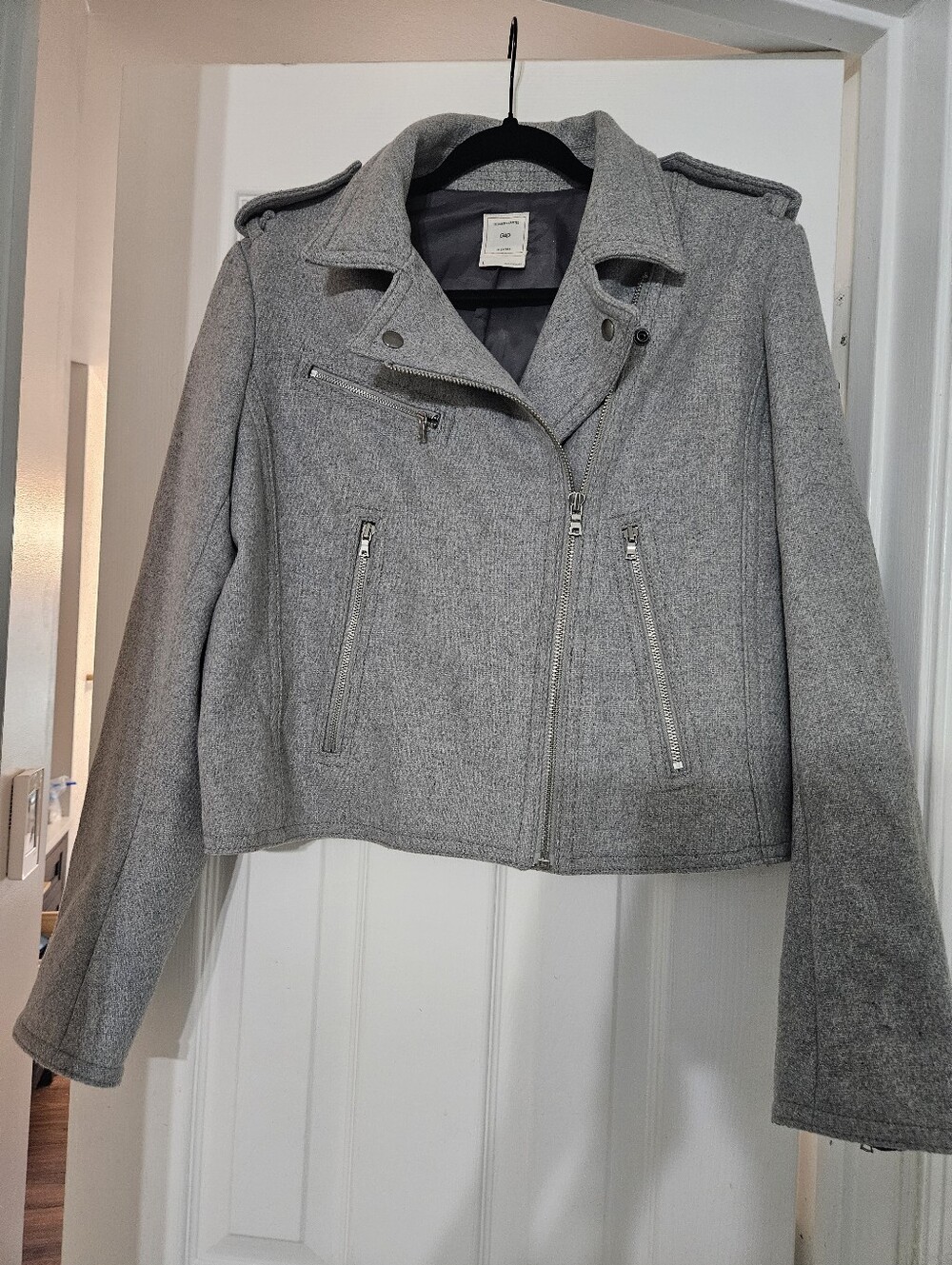 GAP Gray Moto Jacket
